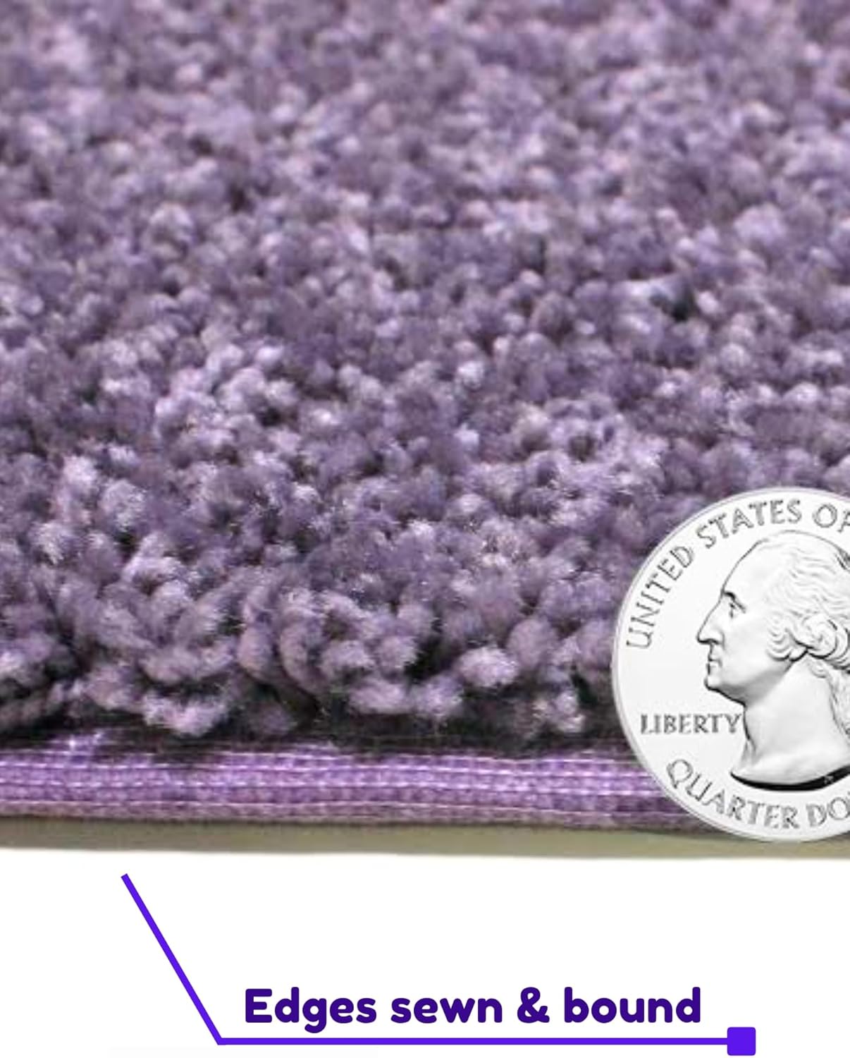 KOECKRITZ Soft and Colorful Kids Classroom Area Rugs (Passes Flammability Pill Test) Many Sizes and Bright Colors to Select from (12' Round, Lavender)