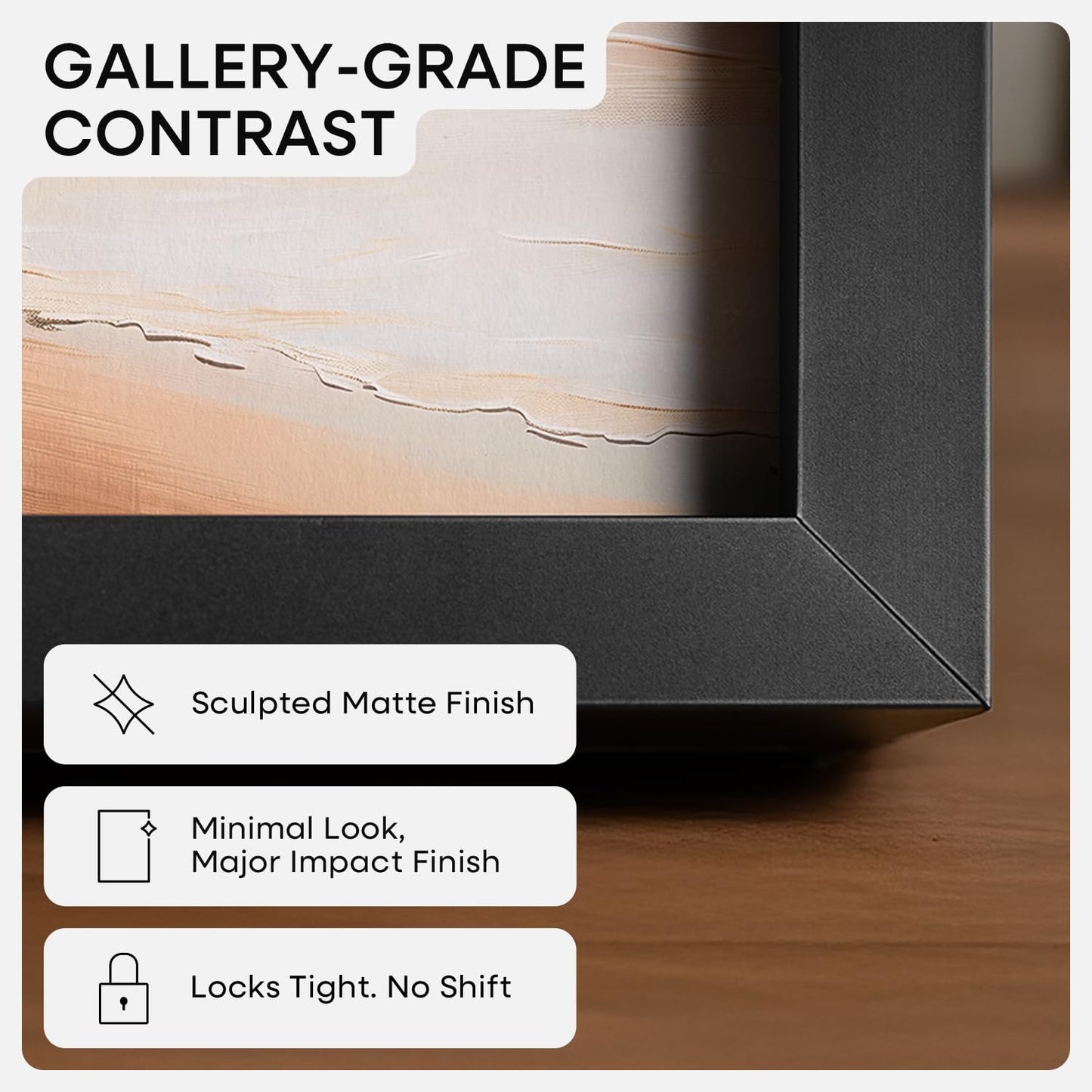 Homeforia 11 x 17 Picture Frame Black, High End Metal 11x17 Poster Frames with Mat 8x12 for Photo, 11 x 17 Black Frame Matted to 8 x 12 inch Print, 17x11 Thin Frame, Tempered Glass, Wall Kit, Set of 1