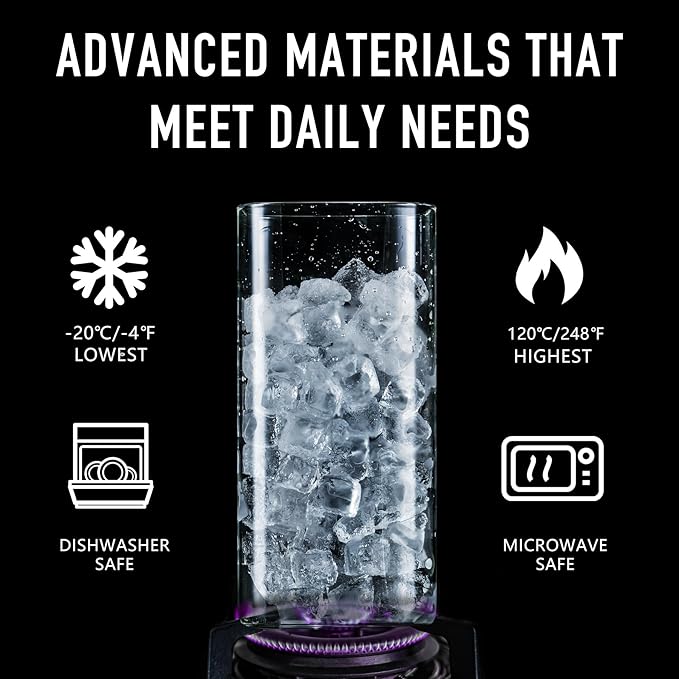 64oz Rectangle Airtight Glass Storage Containers with Bamboo Lids (Set of 3), Square Food Storage Jar, Pantry Organizers for Cereal, Flour, Pasta and Coffee beans (‎with Black Lable)