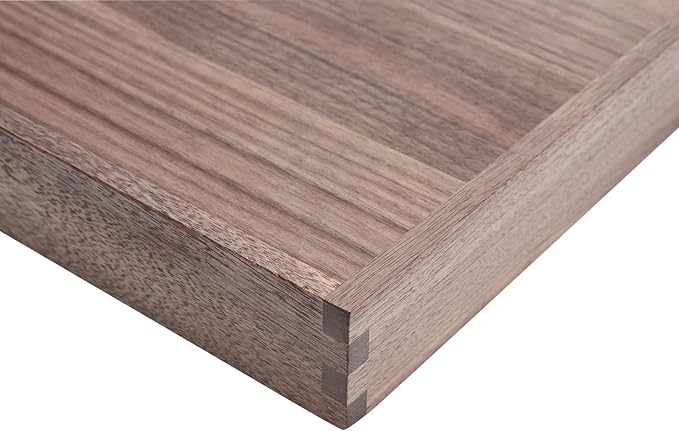 pandapark Wood Organizer Tray,Black Walnut,Desk & Drawer Storage Box (Walnut Master)