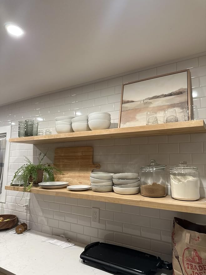 Hidden Shelf Brackets ， Floating Shelf Bracket ( Additional Brackets -NO Kits) 53 Inch -2 Pcs