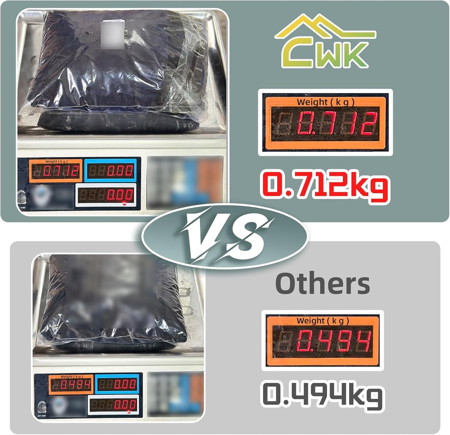 CWK 4FT Waterproof Stretch Spandex Table Cover for Rectangular Tables - Elastic Fitted Tablecloth for Folding Tables,Wrinkle Resistant Table Cloth for Parties, Weddings, Banquets & Events (Beige)