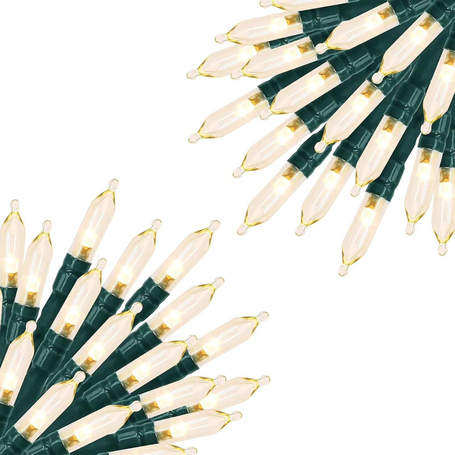 Battery Operated Christmas String Lights, 8ft 20 LED Mini Lights with Timer, Christmas Tree Lights for Indoor Outdoor Bedroom Wedding Party Holiday Xmas Decoration，Warm White（2 Pack）