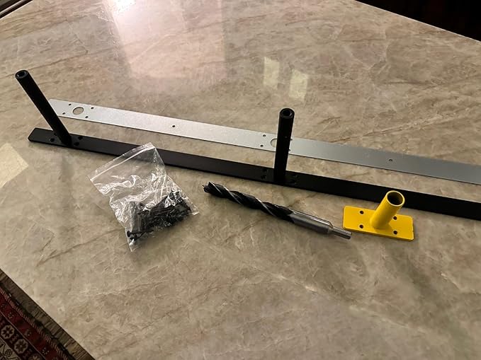 38'' Heavy-Duty Floating Shelf Bracket, Hidden Shelf Bracket for Fireplace Racks and Shelves, if Installed on Studs, max Load of 210 pounds, 38 inches (with Ease kit)