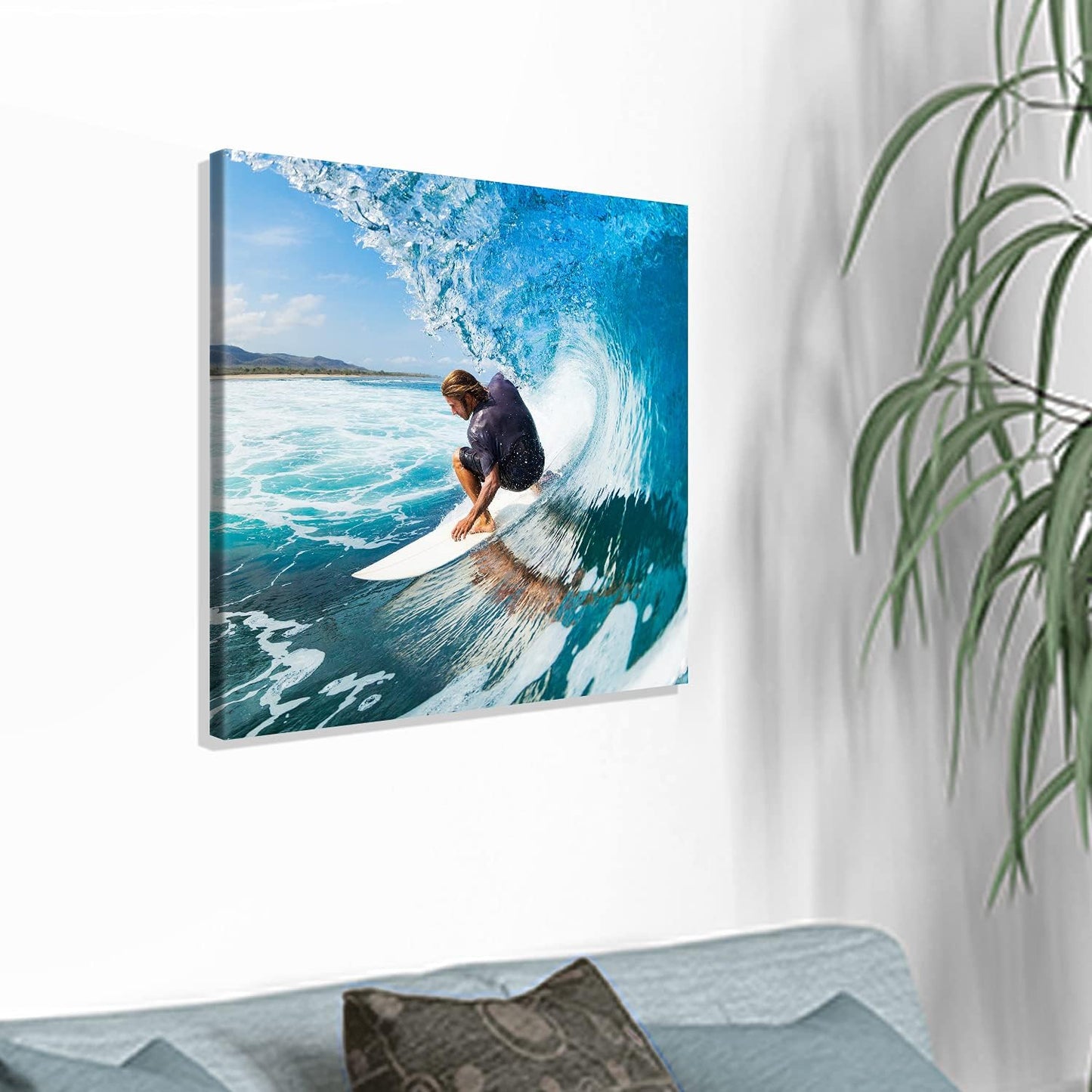 Photo.Gifts - Personalized Custom Canvas Prints 12x12 - Your Photos On Canvas - Canvas Print Wall Art for Office, Living Room, Wedding Baby Pet Family Pictures - Custom Gifts