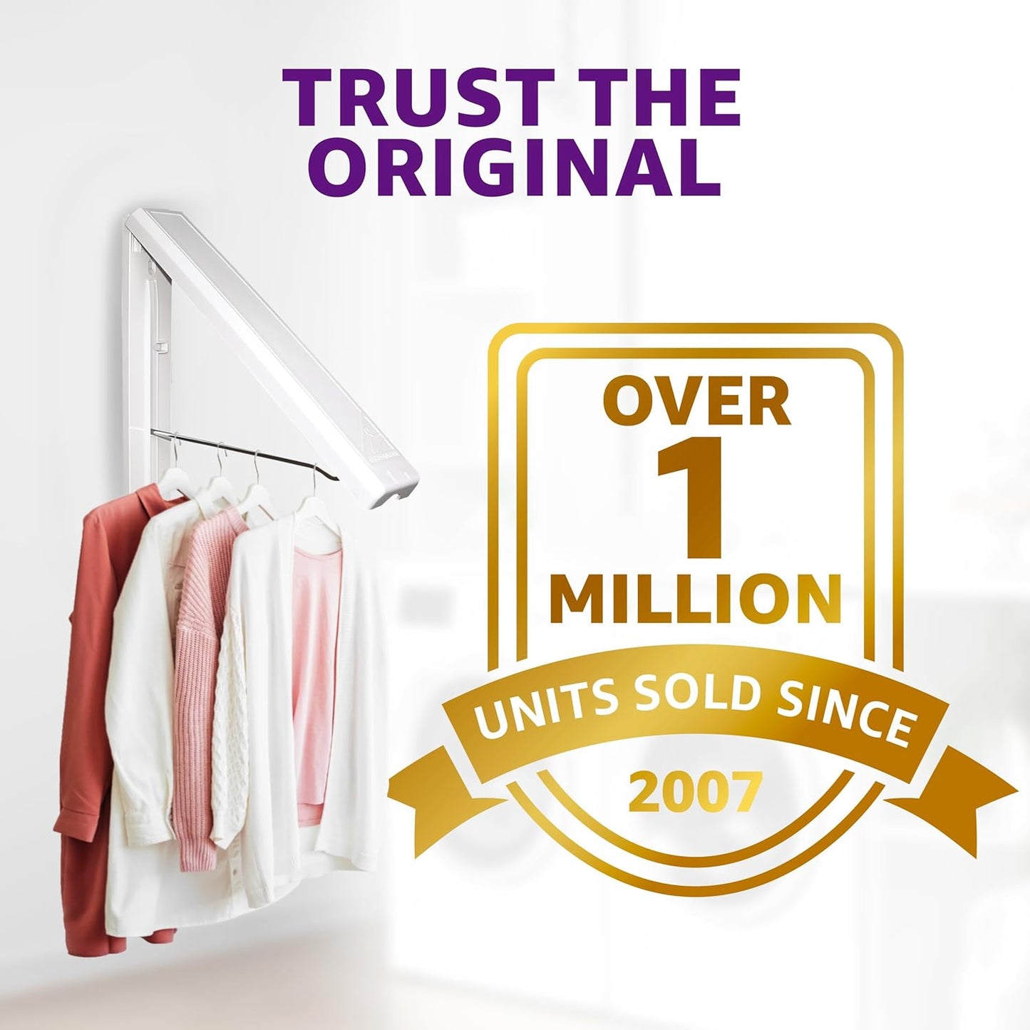 InstaHanger - The Original Collapsible Clothes Storage and Drying Rack