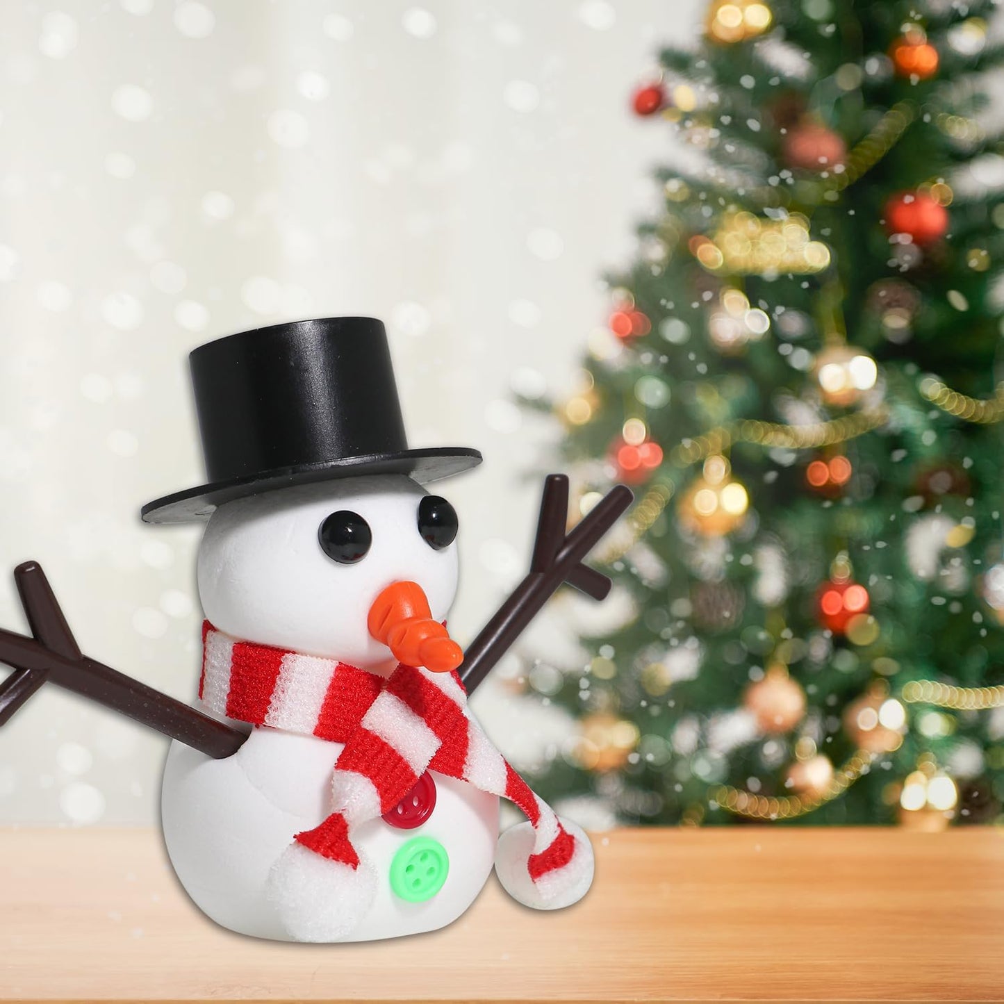 Build a Snowman Kit - Snowman Christmas Crafts, Modeling Clay DIY Kit, Creative Kids Air Dry Modeling Clay, Christmas Crafts Xmas Holiday Party Decor Gift