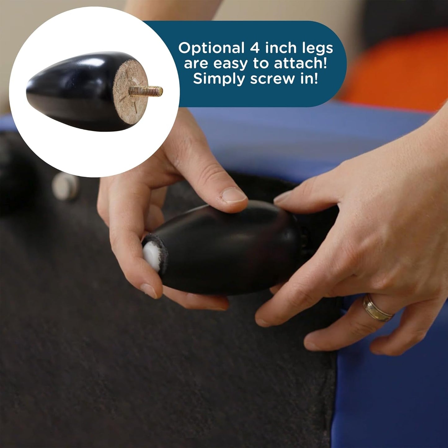 Children's Factory As We Grow Toddler Chair, Flexible Seating for Daycare or Preschool, Kids Reading Couch, Playroom Furniture, Blue