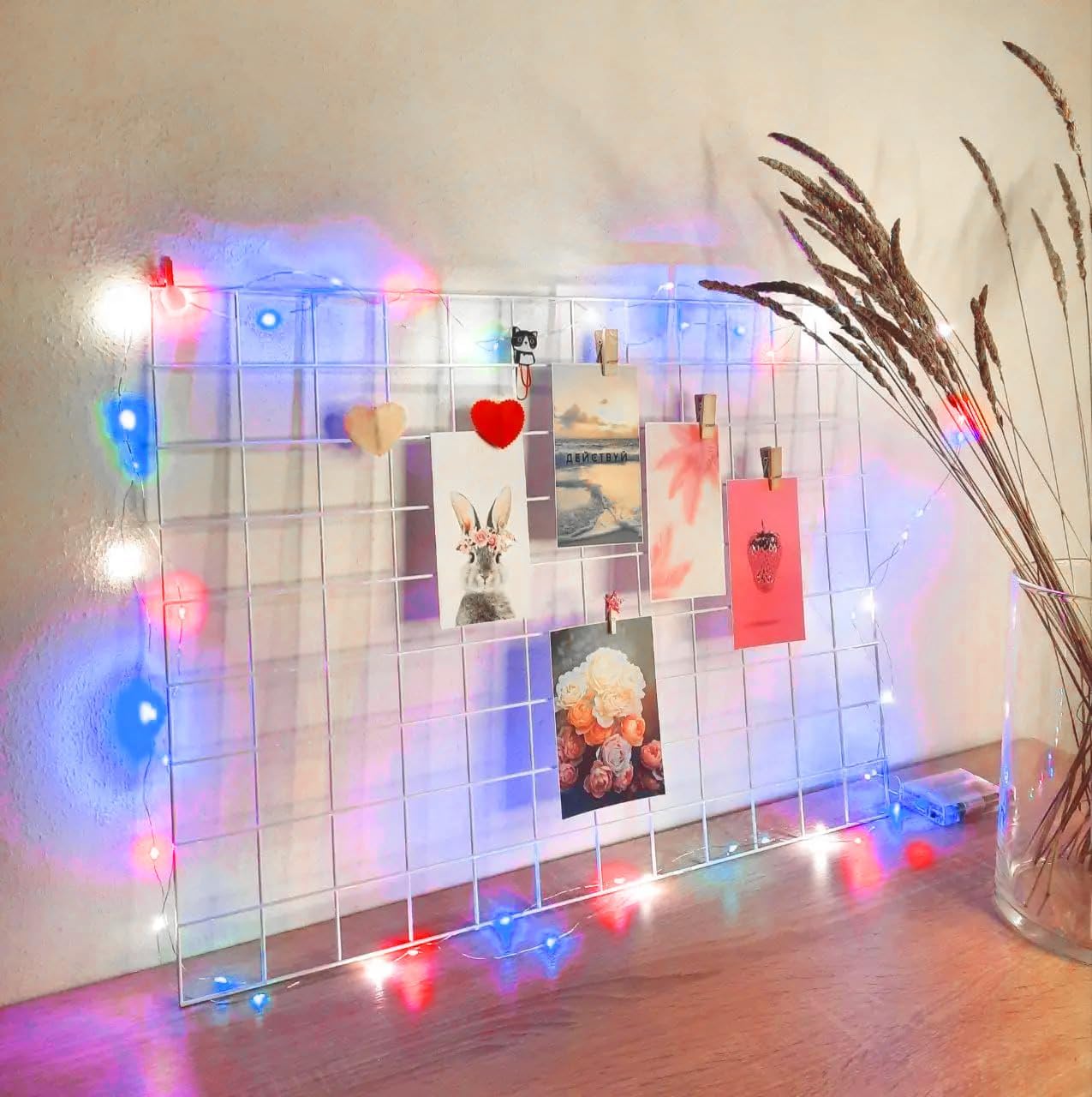 4th of July Decorations, 4-Pack Red White and Blue Fairy Lights Battery Operated with Timer, Waterproof 16FT 50 LED Starry String Lights Indoor Outdoor for Independence Day Memorial Day DIY Home Decor