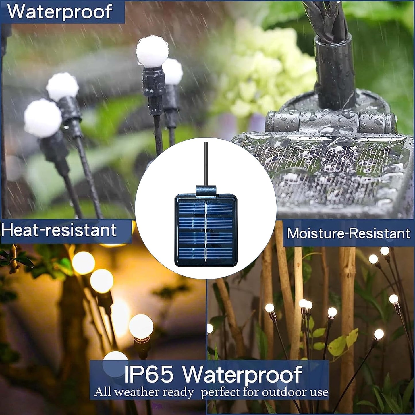 Solar Lantern Light Replacement Top ,LED Solar Panel Lantern Lid Lights Replacement Part for Outdoor Flower DIY Solar Flower Lights Garden Patio Decor (Square 2 pcs)