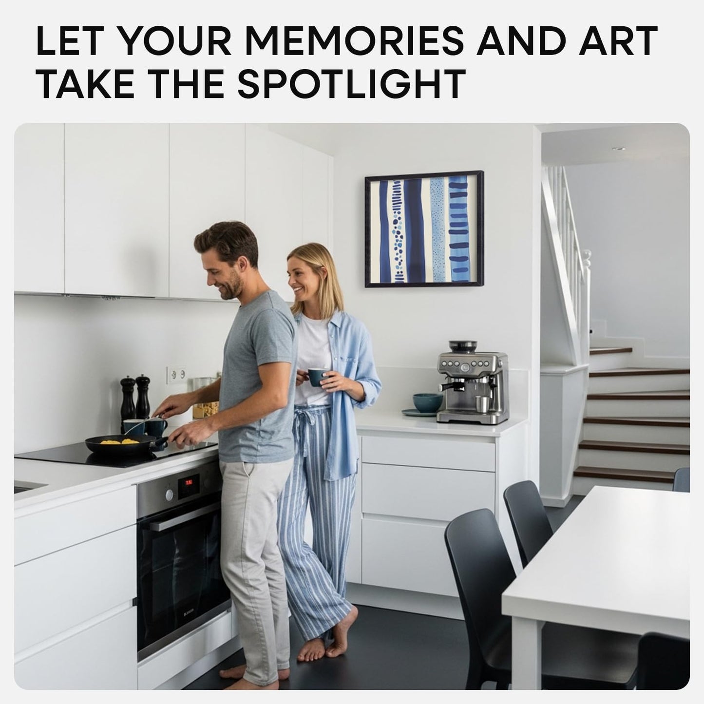 Homeforia 15x15 Black Wood Frame, High End Oak 15 x 15 Square Picture Frames with Mat 11 by 11 inches Photo, 15by15 Black Wooden Poster Frames Matted to 11x11 Print, Tempered Glass, Wall Kit, Set of 1