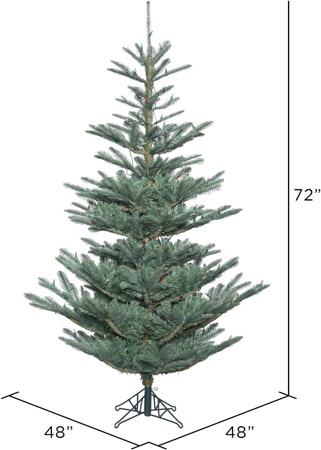 Vickerman G160460 Alberta Blue Spruce Christmas Tree
