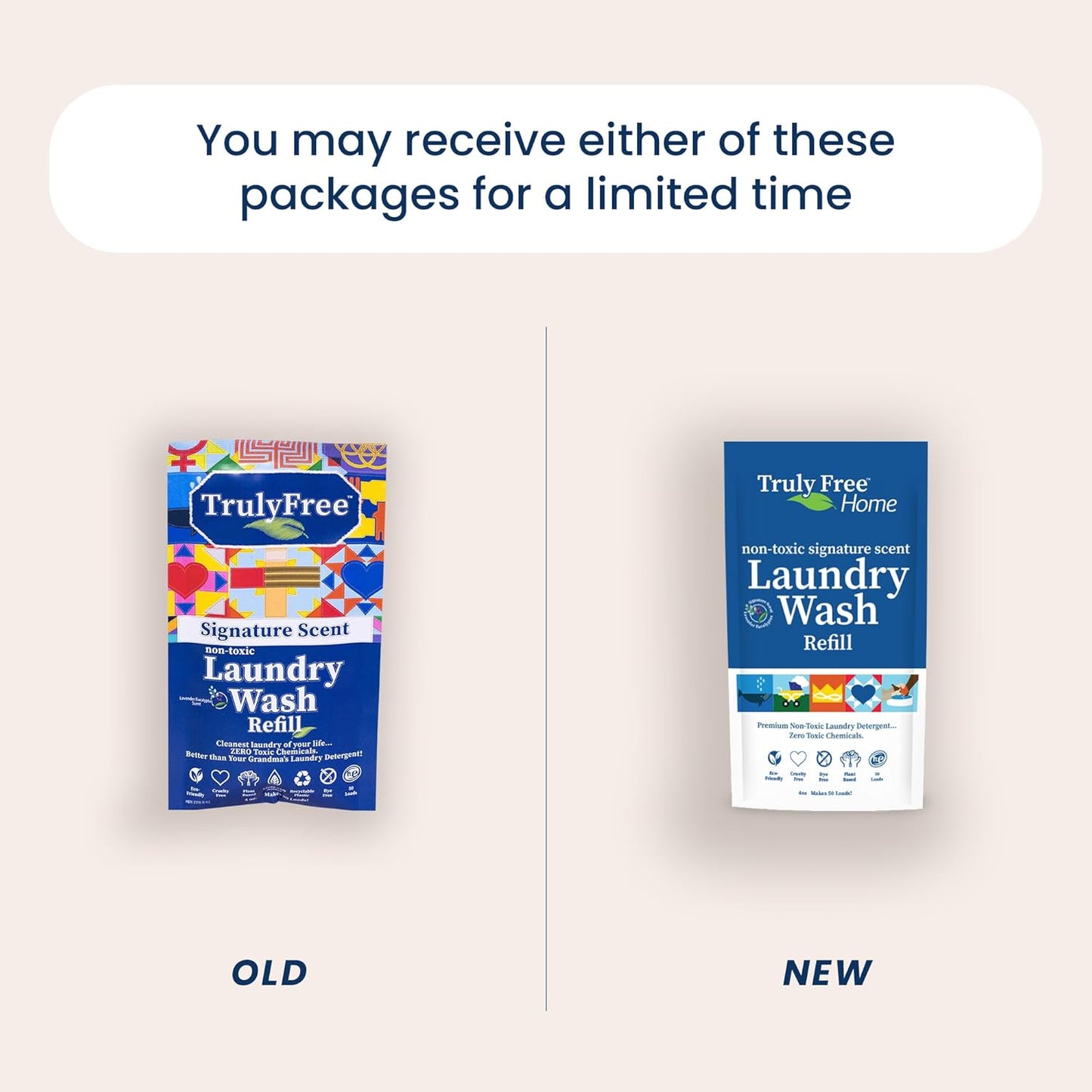 Laundry Detergent for Sensitive Skin | Gentle & Safe for Baby Clothes | Plant-Based | 4 Pack Refill Powder | Easy to Dissolve to Create a Liquid | Signature Wash Scented (200 Loads)