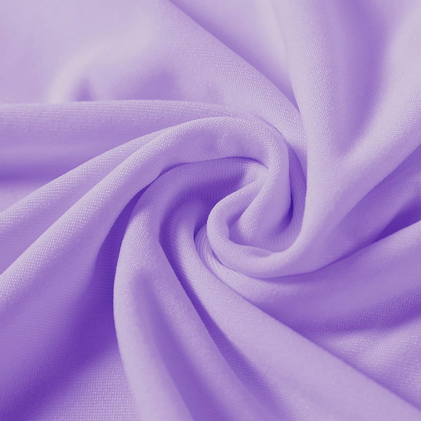 Spandex Chair Covers, 12PCS, Washable Protector for Living Room, Party, Banquet, Wedding, Hotel (Lavender)