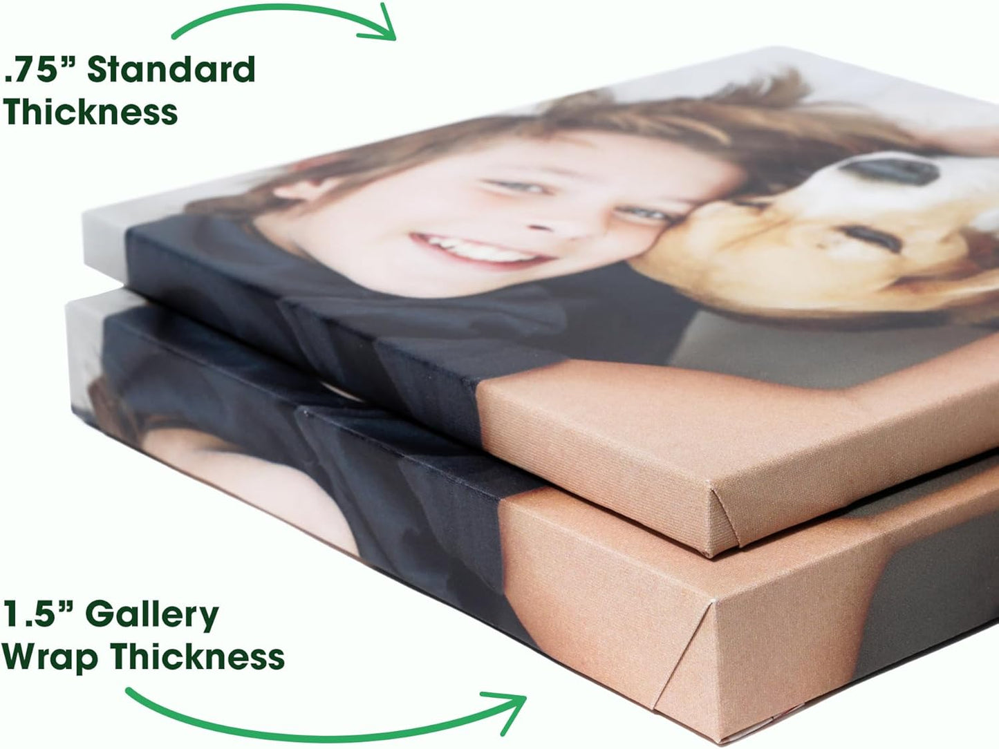 BuildASign Custom Canvas Prints with Your Photos – Personalized Picture To Canvas Wall Art, Perfect for Home Decor, Gifts & Keepsakes, Ready to Hang (18" L x 24" W x .75”D)