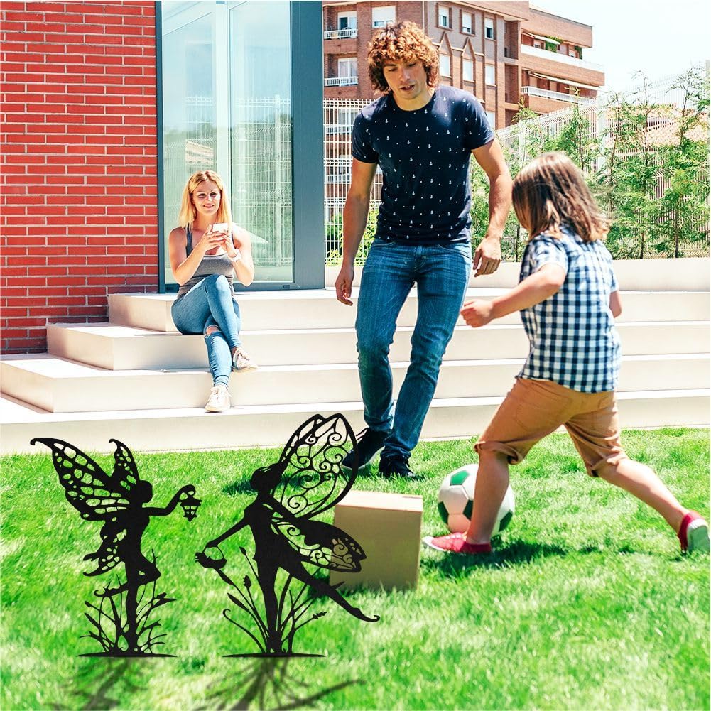 Decorative Garden Stakes, Fairy Garden Statues for Home and Garden (6)