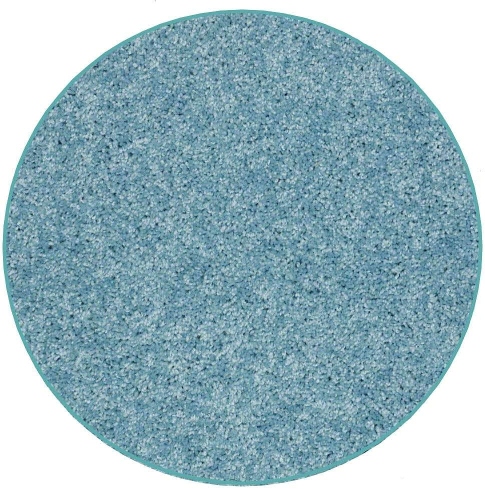 KOECKRITZ Soft and Colorful Kids Classroom Area Rugs (Passes Flammability Pill Test) Many Sizes and Bright Colors to Select from (11' Round, Surf)