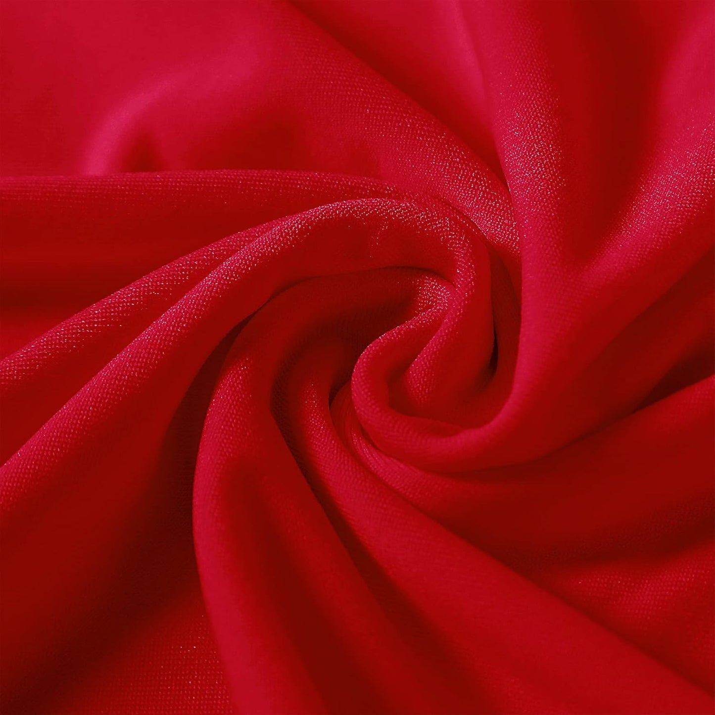 Spandex Chair Covers - 25PCS Removable, Washable Protectors for Living Room, Party, Banquet, Wedding, Hotel (Dark Red)