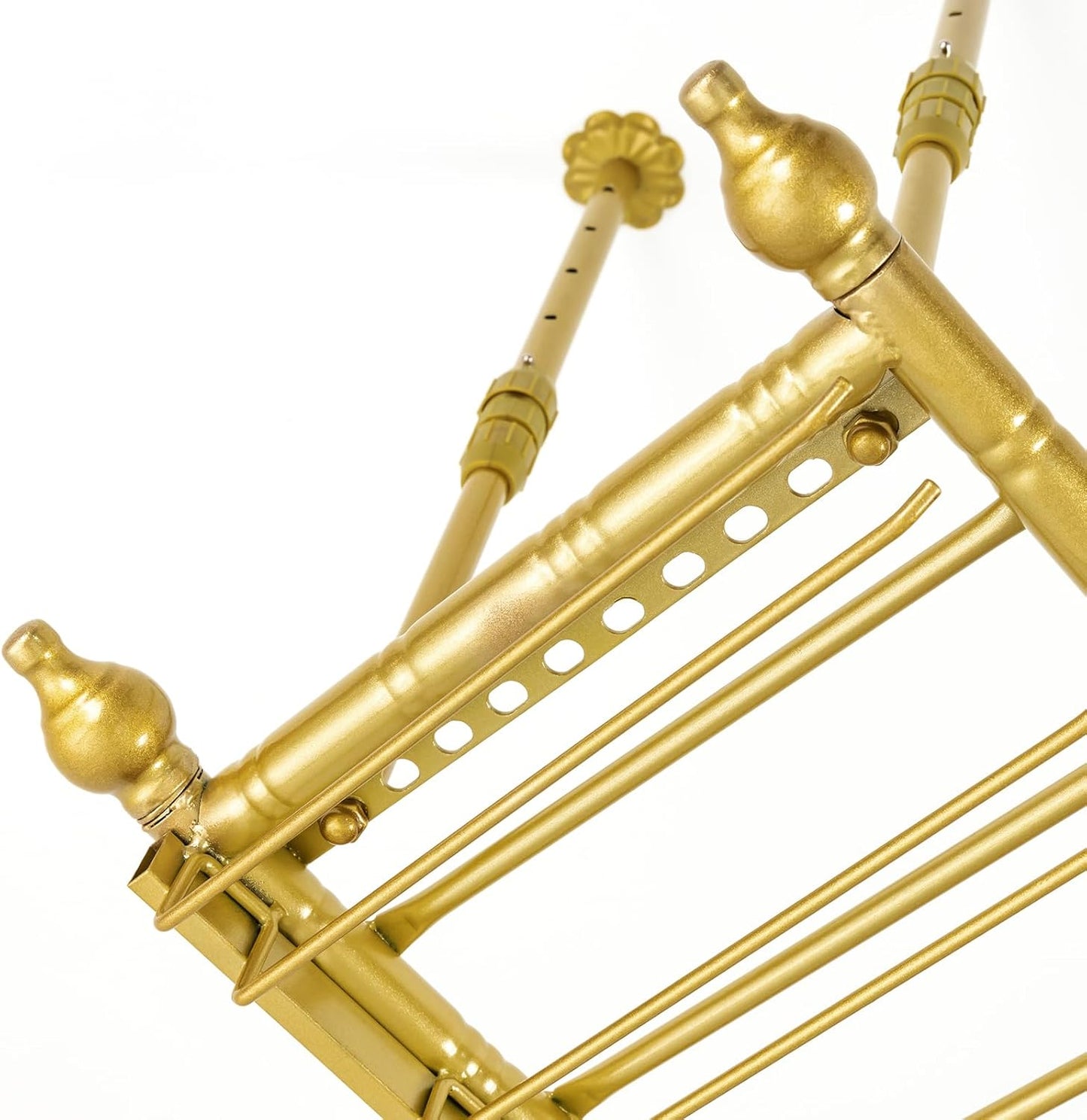 Hanging Wine Rack 47" Wall Mounted Wine Glass Rack Ceiling Adjustable Hanging Bar Glass Holder Shelves for Kitchen Bar Restaurants Industrial Iron Storage Shelf