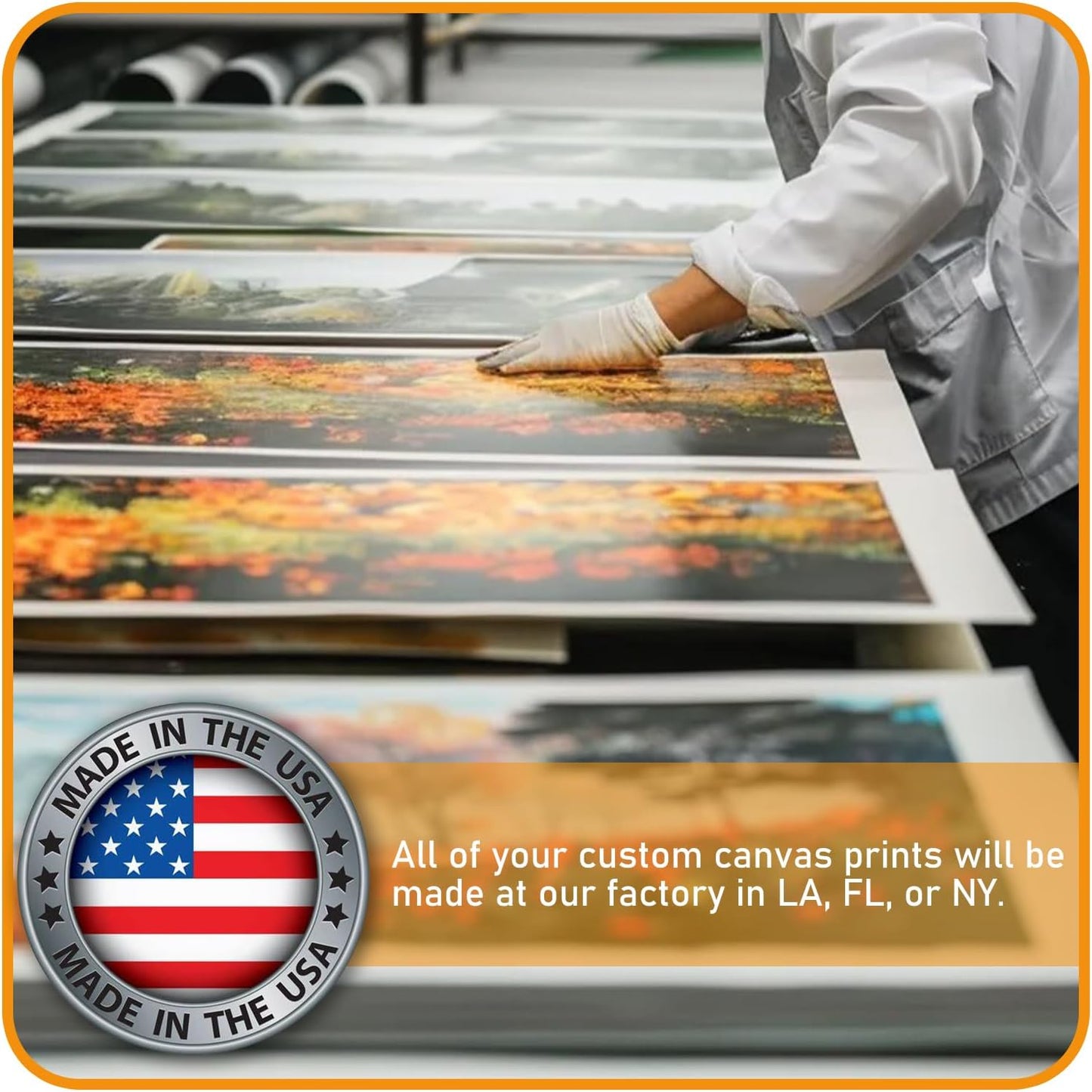 xzartdiy Custom Canvas Prints with Your Photos - Personalized Picture Print Customized Gifts for Family Home Office Wall Art Decor, Wrapped Canvas 24x12inch