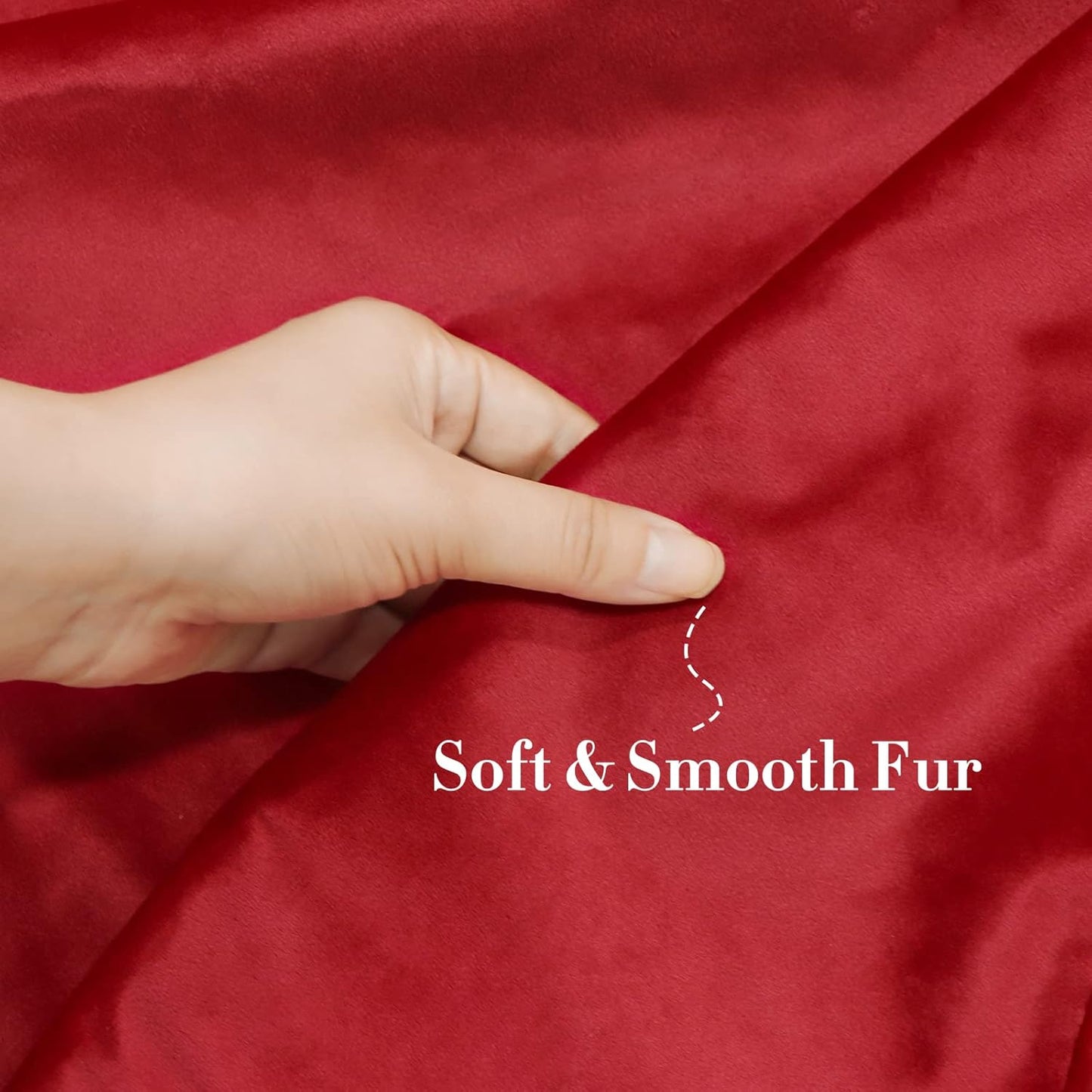 Christmas Tree Skirt, 48 inches Red Luxury Velvet Plush Fur Skirts with Gold Embroidered Holly Leaf for Rustic Xmas Tree Holiday Decorations