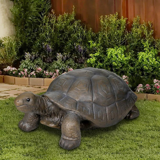 SKYFIRE Turtle Statues for Garden - 29.5' x 15.7' x 11.8' Fiber Reinforced Concrete Figurines, Garden Sculptures & Decor for Outdoors, Lawn, Yard - Outdoor Ornaments Gardening Gifts