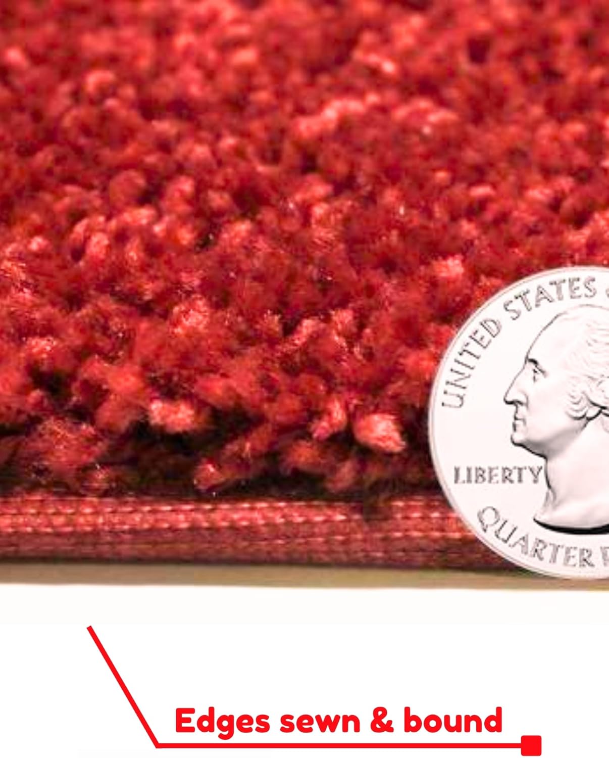 KOECKRITZ Soft and Colorful Kids Classroom Area Rugs (Passes Flammability Pill Test) Many Sizes and Bright Colors to Select from (9' Round, Fire Engine)