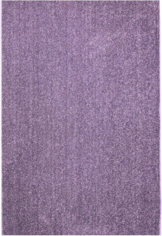 KOECKRITZ Soft and Colorful Kids Classroom Area Rugs (Passes Flammability Pill Test) Many Sizes and Bright Colors to Select from (10' x 10', Lavender)