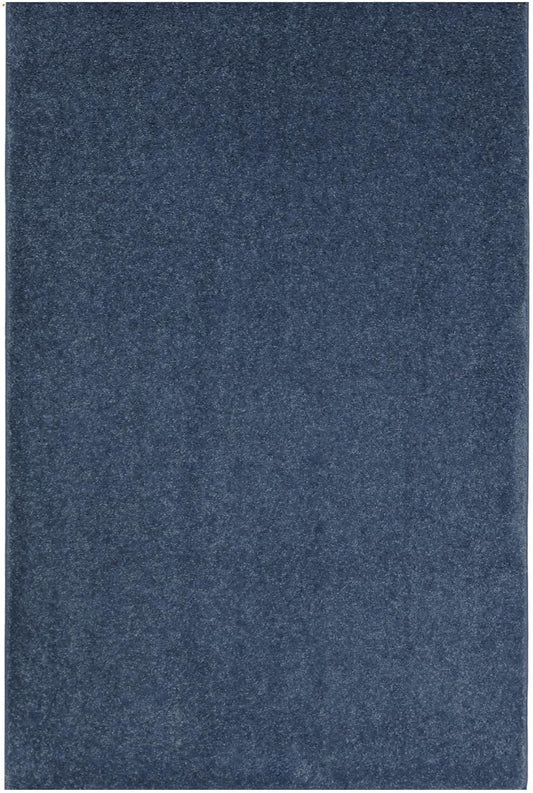 KOECKRITZ Soft and Colorful Kids Classroom Area Rugs (Passes Flammability Pill Test) Many Sizes and Bright Colors to Select from (4' x 4', Navy)