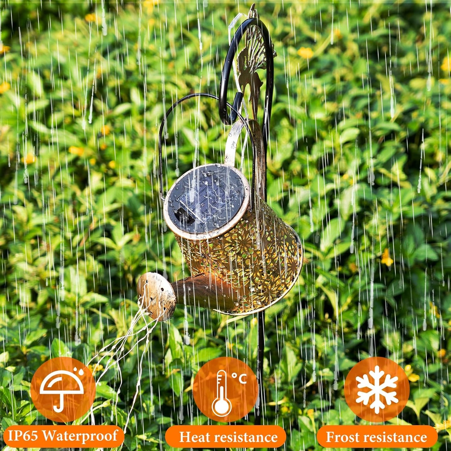 Solar Watering Can Light, Solar Outdoor Decorative,Garden Decor Lights for Yard, IP65 Waterproof Hanging Lantern Landscape Lights, Garden Gifts for Mom, Grandma Women Birthday