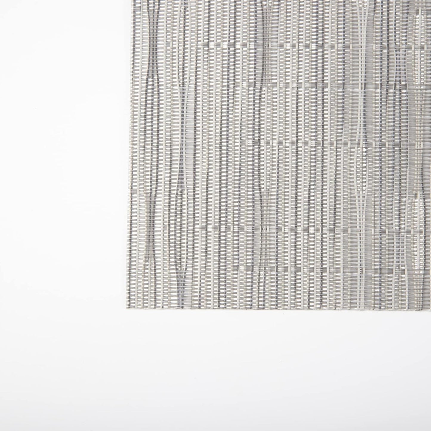 Vinyl Placemats Set of 6 - Easy Clean Modern Durable Washable Place Mats - Heat Resistant Placemats for Kitchen Table - PVC Table Mats for Dining Table (Sliver, 6)