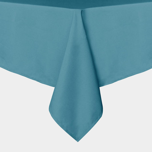 sancua Rectangle Tablecloth - 54 x 120 Inch - Stain and Wrinkle Resistant Washable Polyester Table Cloth, Decorative Fabric Table Cover for Dining Tables, Buffet Parties and Camping, Teal