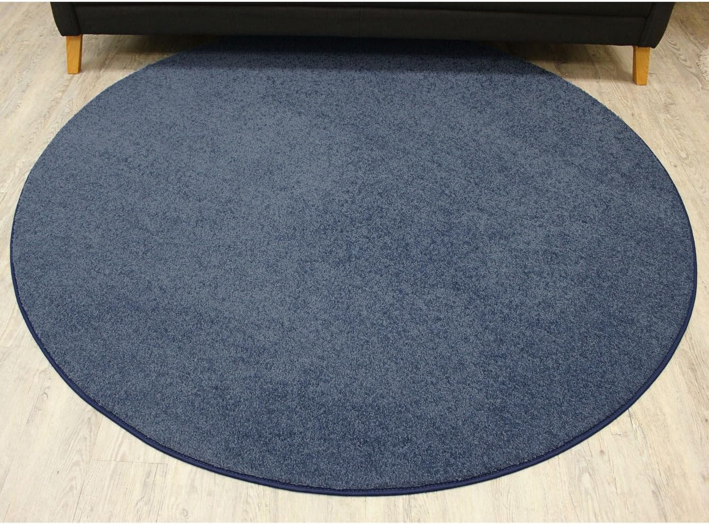 KOECKRITZ Soft and Colorful Kids Classroom Area Rugs (Passes Flammability Pill Test) Many Sizes and Bright Colors to Select from (3' Round, Navy)
