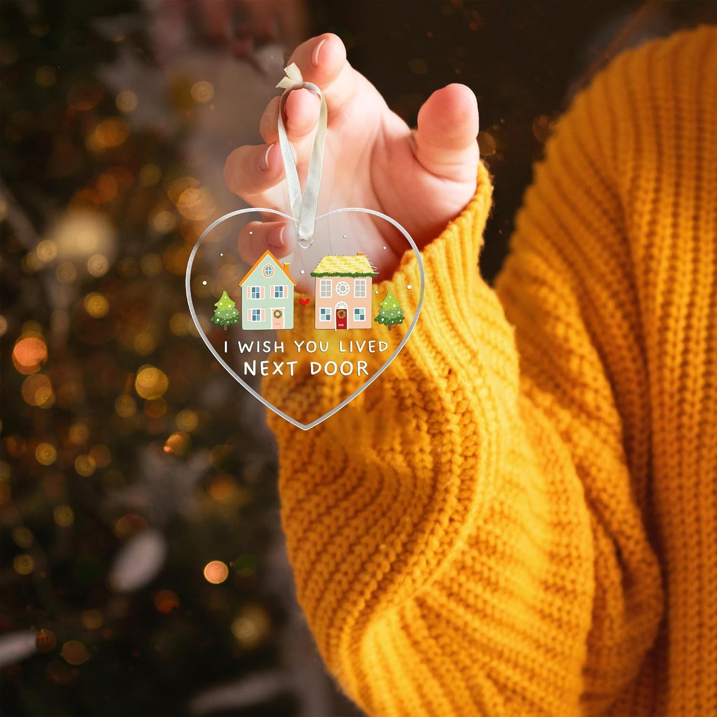 Gifts for Friends Female - Friendship Gifts for Women Friends, Bestie for Women, BFF - Best Friend Christmas Ornaments - Friendship Christmas Ornaments - Acrylic Ornament