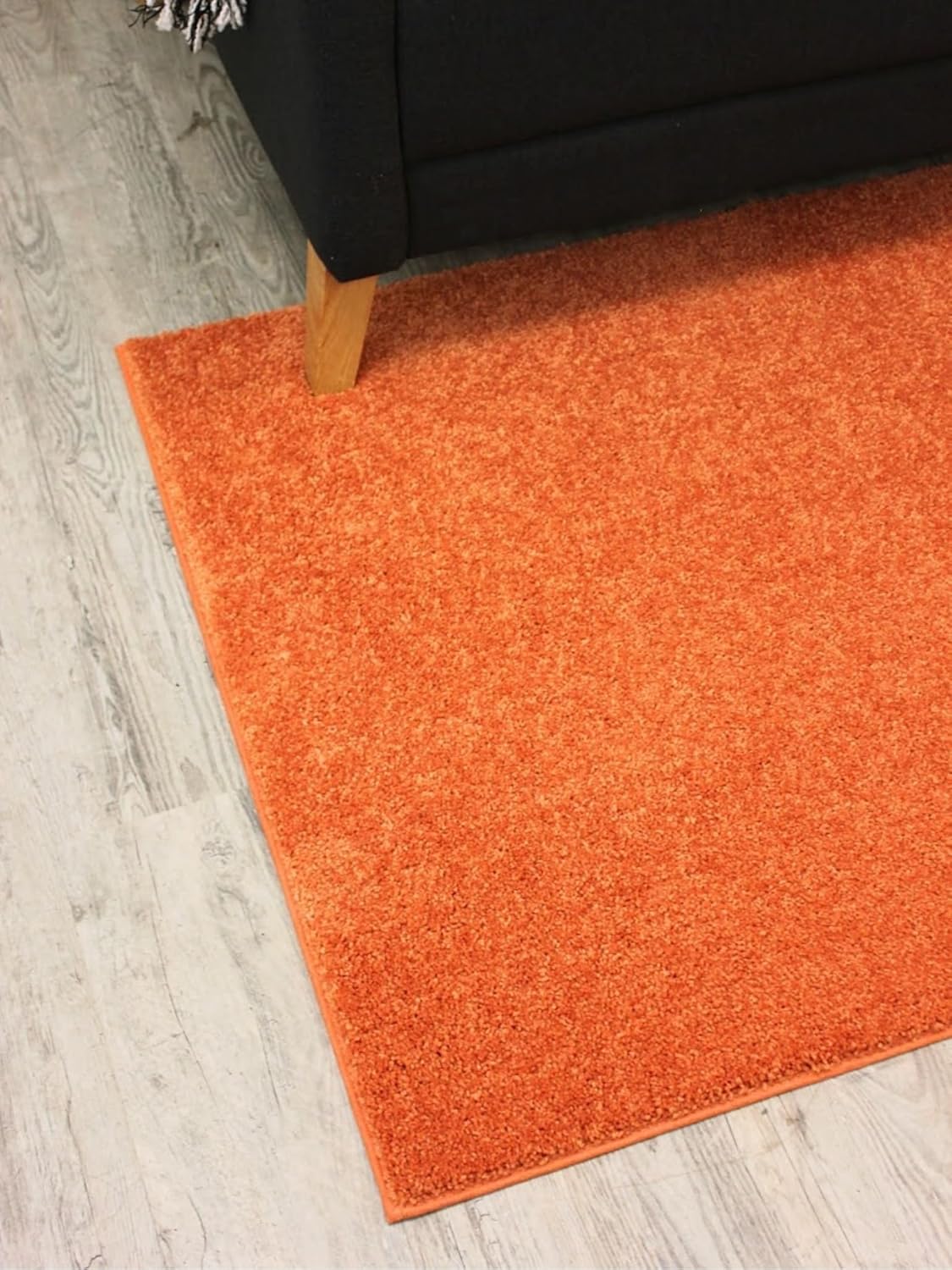 KOECKRITZ Soft and Colorful Kids Classroom Area Rugs (Passes Flammability Pill Test) Many Sizes and Bright Colors to Select from (5' x 7', Tangerine)
