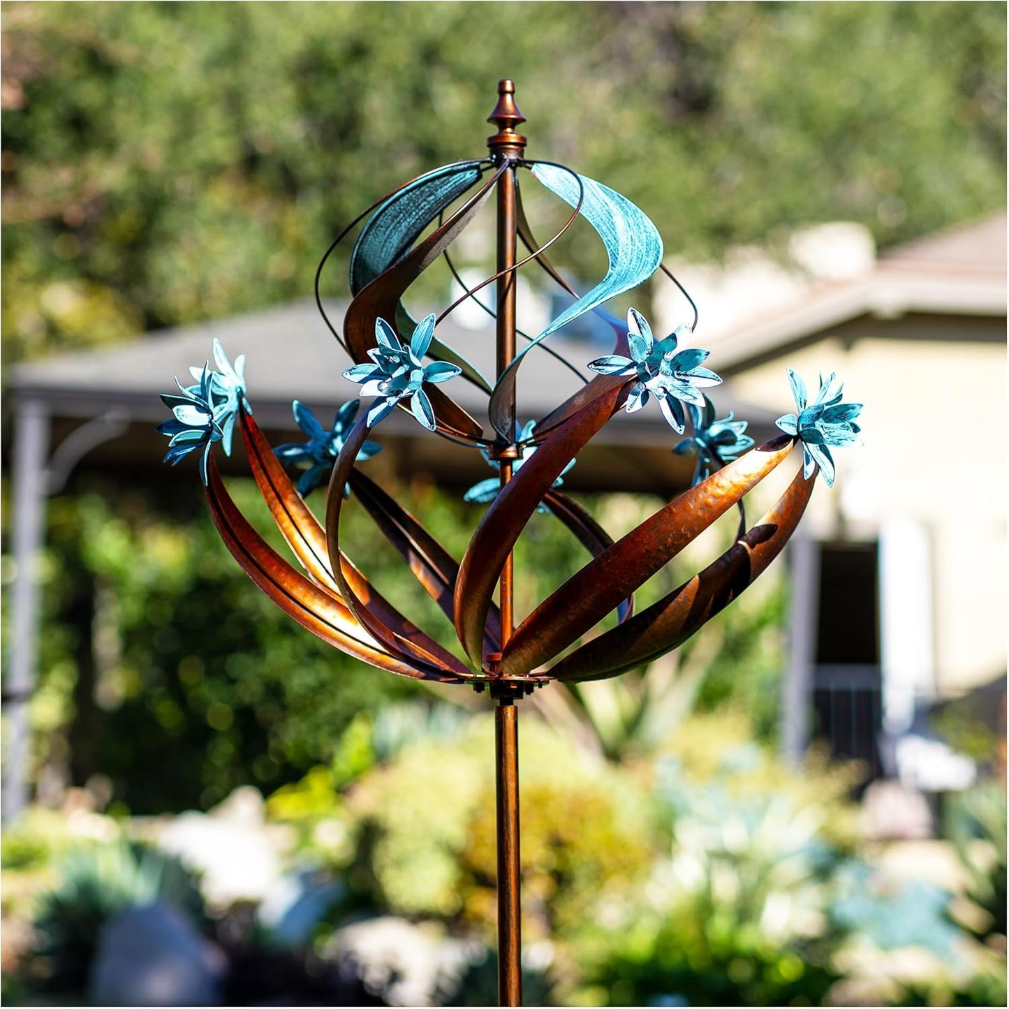 Wind Spinners Outdoor Metal - 86" Height Extra Large Kinetic Wind Spinner Sculpture for Yard and Garden, Ideal Gifts for Birthday, Anniversary and Housewarming