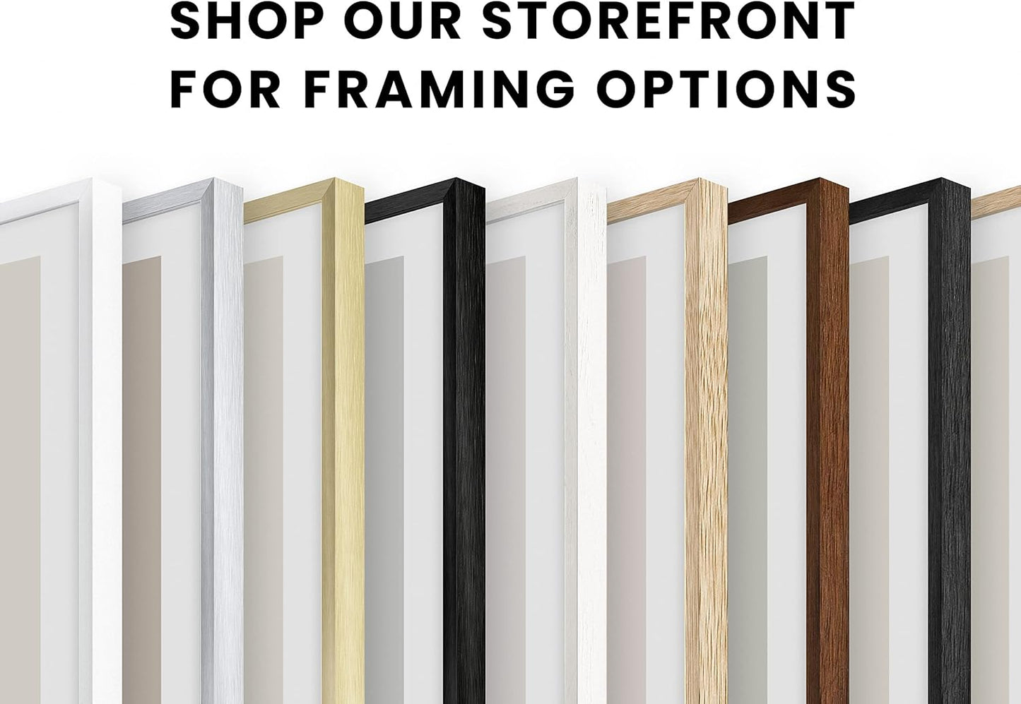 HAUS AND HUES Set of 4 White Poster Frames 24x36 - Gallery Wall Frame Set, Large Picture Frames (Aluminum), 24 by 36 in