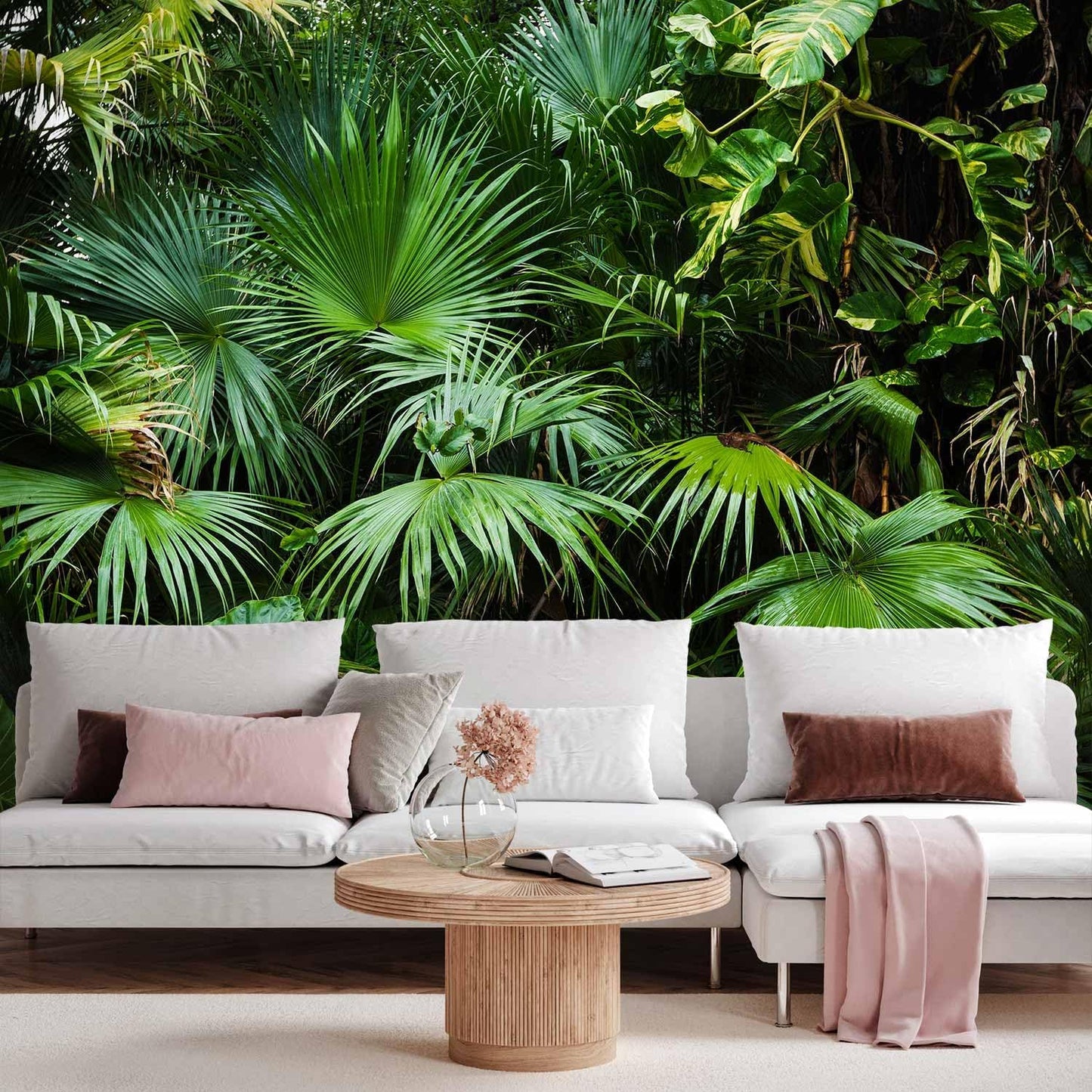 artgeist Wall Mural Tropical 138"x101" XXL Peel and Stick Self-Adhesive Wallpaper Removable Large Sticker Foil Wall Decor Print Picture Image Design b-B-0312-a-a