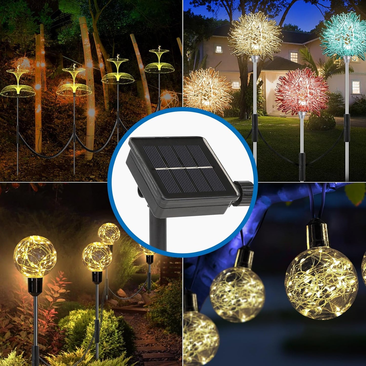 Replacement Solar Light Parts-Solar Light Replacement Tops ED Panel Lantern Lid,Panel (Two Pieces)