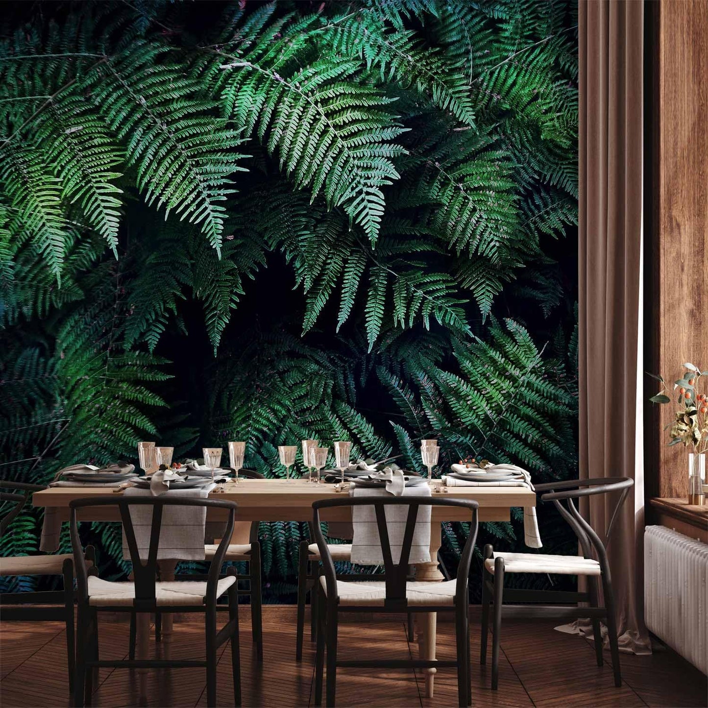 artgeist Wall Mural 3D Effect 197x138 in - XXL Non-Woven Wallpaper Fleece Wall Decor Photo Print Picture Image Design Home Tropical Leaves b-C-0564-a-a