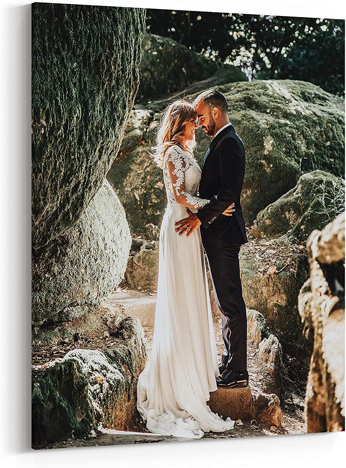 Personalized Custom Canvas Prints: Photo On Canvas (Framed Canvas, 16x16) Transform Your Photos into Stunning Framed Wall Art Digitally Printed Photo To Canvas Ideal for Home Decor