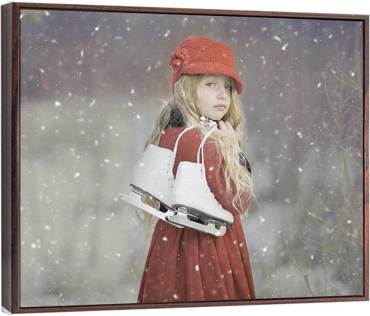 Personalized Custom Canvas Prints: Photo On Canvas (Dark Brown, 24x36) Transform Your Photos into Stunning Framed Wall Art Digitally Printed Photo To Canvas Ideal for Home Decor, Gifts Keepsakes.