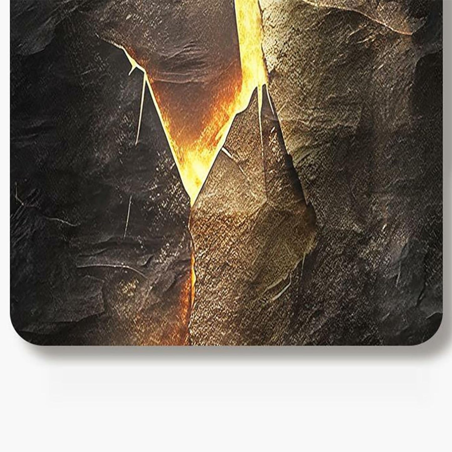 homary LED Wall Art – Backlit Abstract Cracked Stone Panel, USB-Powered Lighted Wall Decor for Living Room, Bedroom & Hallway, Modern Vertical Hanging (39.4" x 9.8")
