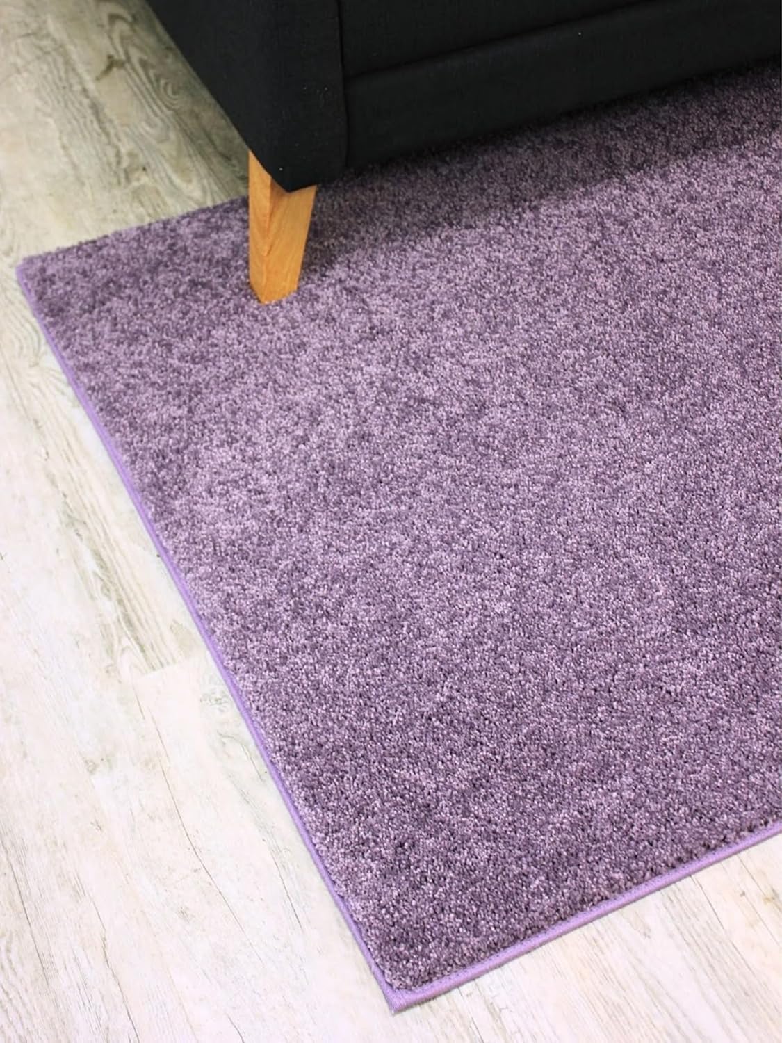 KOECKRITZ Soft and Colorful Kids Classroom Area Rugs (Passes Flammability Pill Test) Many Sizes and Bright Colors to Select from (4' x 4', Lavender)