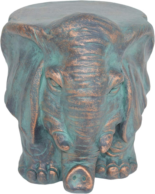 Christopher Knight Home Salome Elephant Garden Stool, Copper Patina