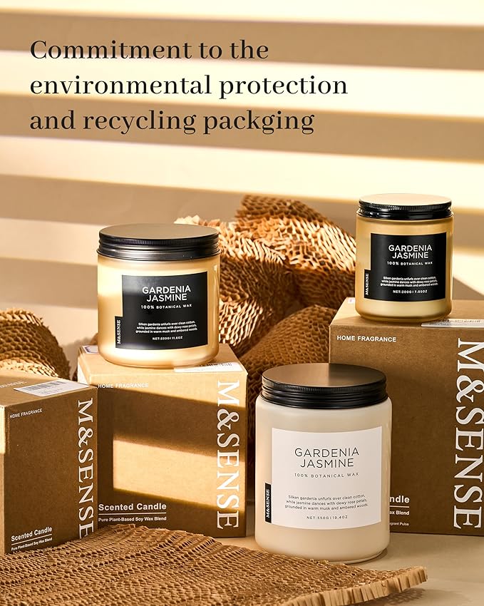 M&SENSE Juicy Watermelon Scented Candle, 19.4oz 110 Hours Clean Non Toxic Natural Soy Wax Long Lasting Candle for Women Men, 2 Wick Fruit Scent Home Fragrance Home Decor for Housewarming Gifts