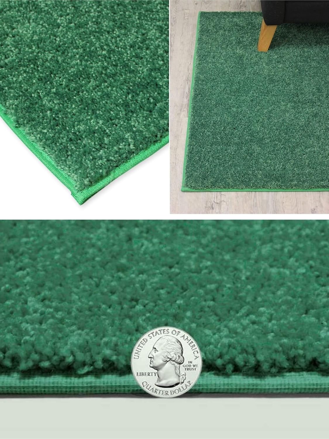 KOECKRITZ Soft and Colorful Kids Classroom Area Rugs (Passes Flammability Pill Test) Many Sizes and Bright Colors to Select from (4' x 6', Froggy)