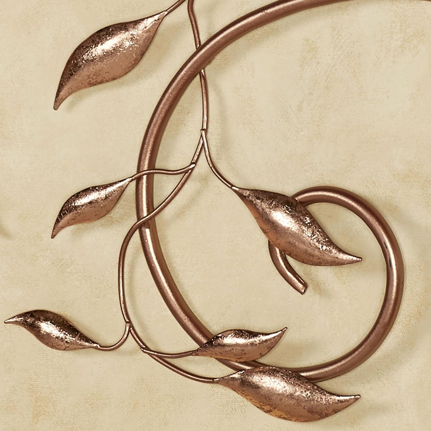 Touch of Class Flourishing Foliage Leafy Branch Wall Art Rose Gold