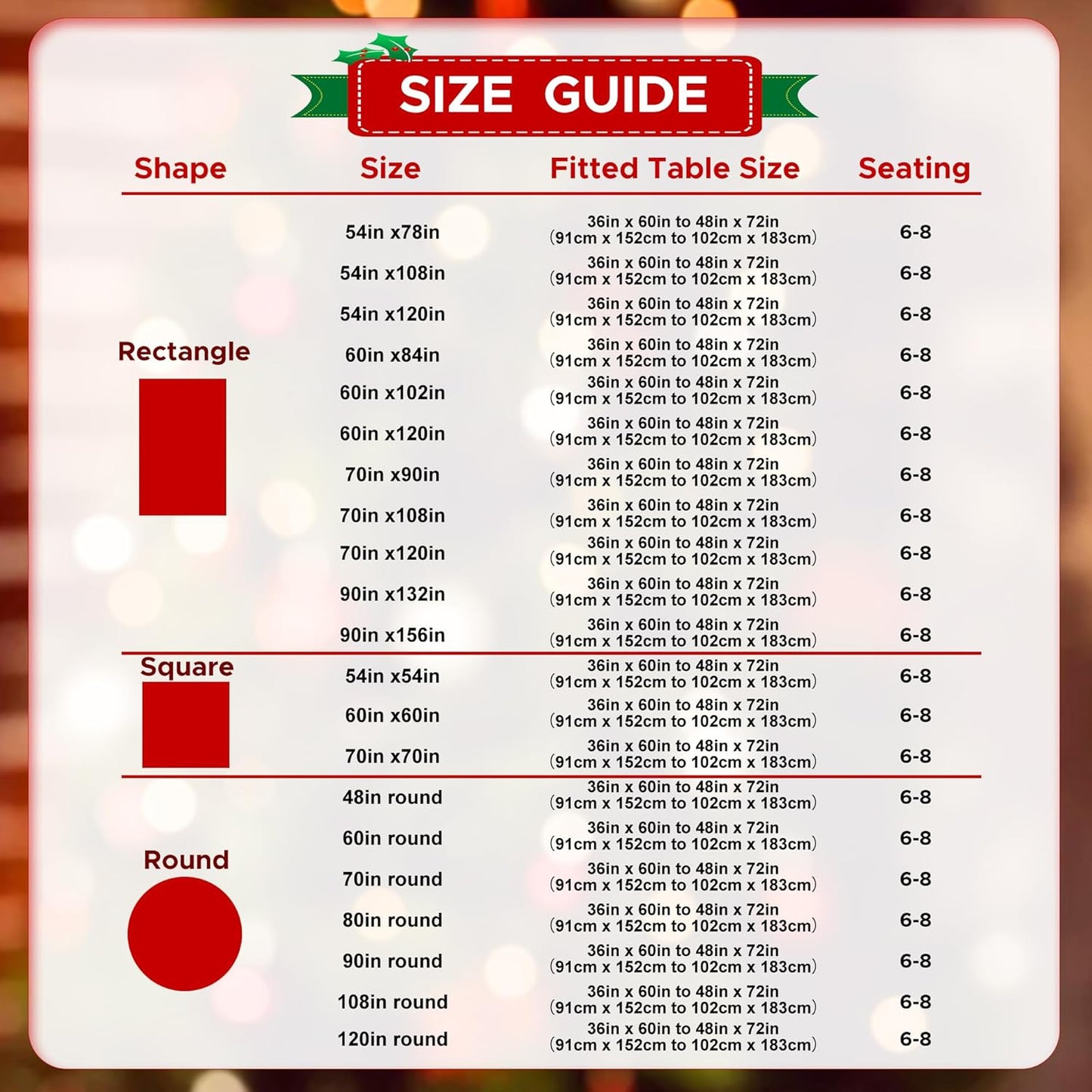 sancua Rectangle Tablecloth - 60 x 102 Inch - Stain and Wrinkle Resistant Washable Polyester Table Cloth, Decorative Fabric Table Cover for Dining Tables, Buffet Parties and Christmas, Hunter Green