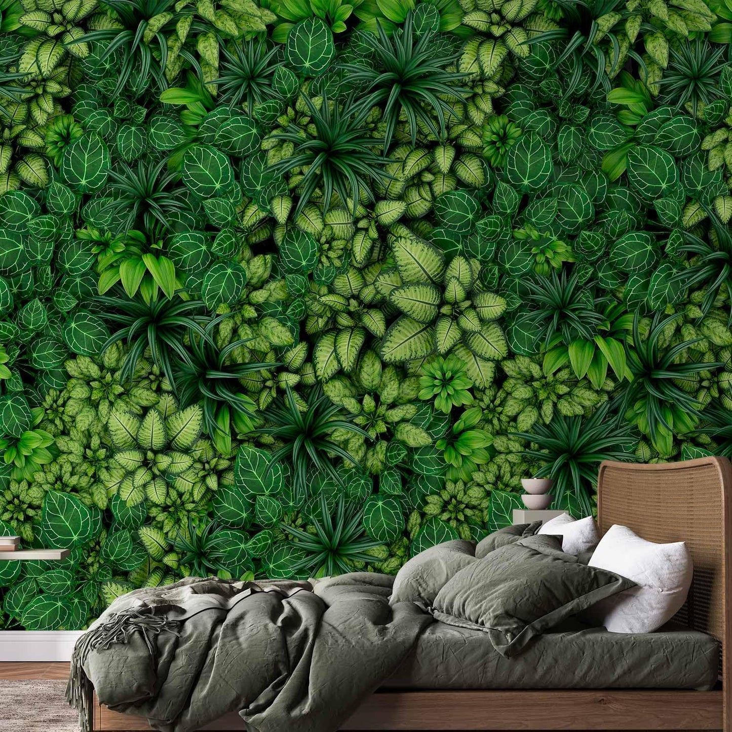artgeist Wall Mural Plants 157x110 in - XXL Non-Woven Wallpaper Fleece Wall Decor Photo Print Picture Image Design Nature Botanics Tropical Leaves b-B-0601-a-a